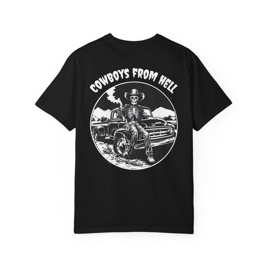 Unisex Garment-Dyed T-shirt Cowboy Fom Hell Truck