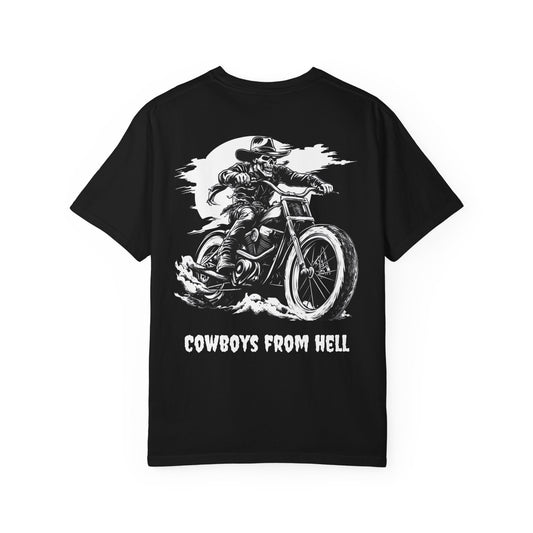 Cowboys from Hell T-Shirt Black Biker